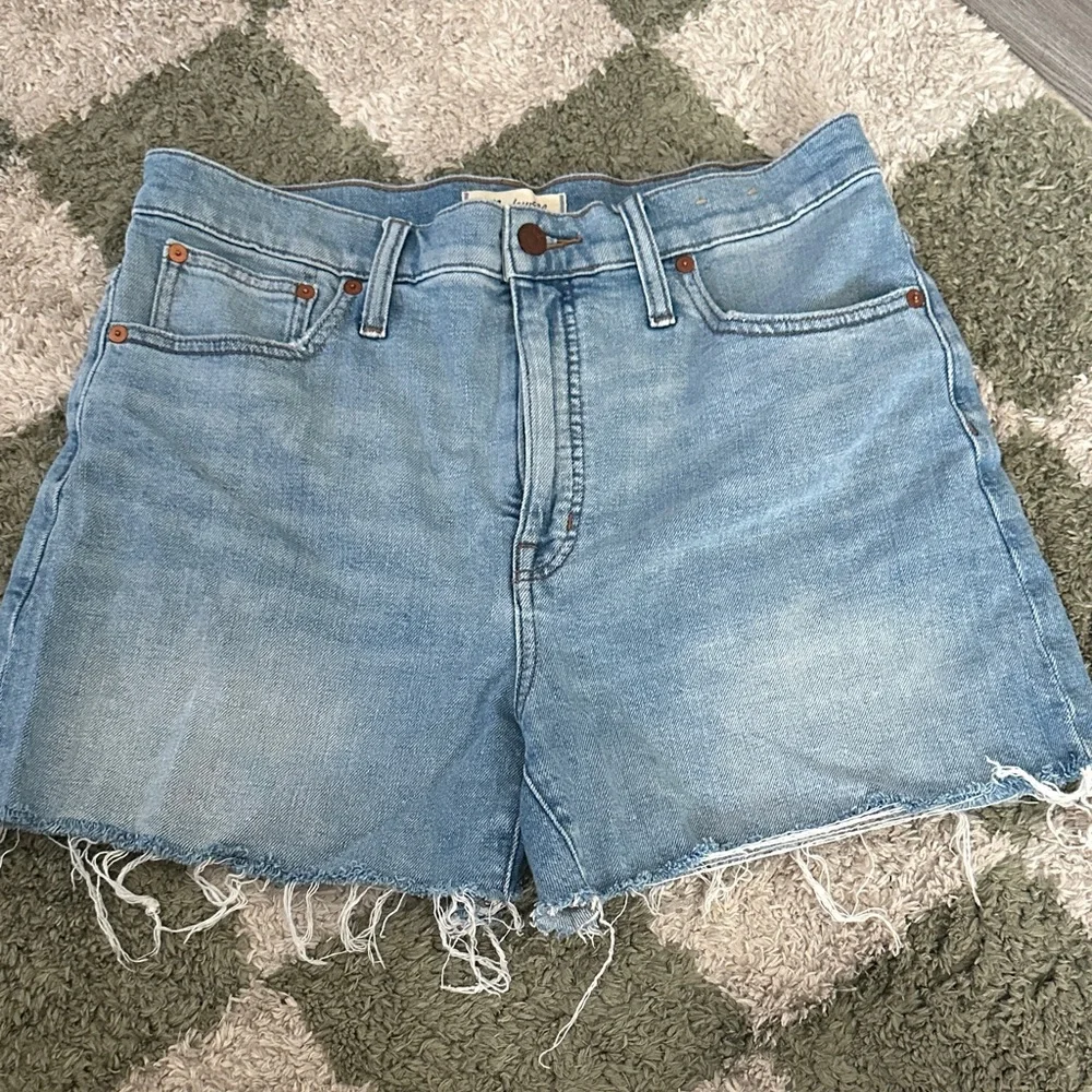 Madewell Womens High Rise Denim Shorts, Size 30 - Picture 1 of 4